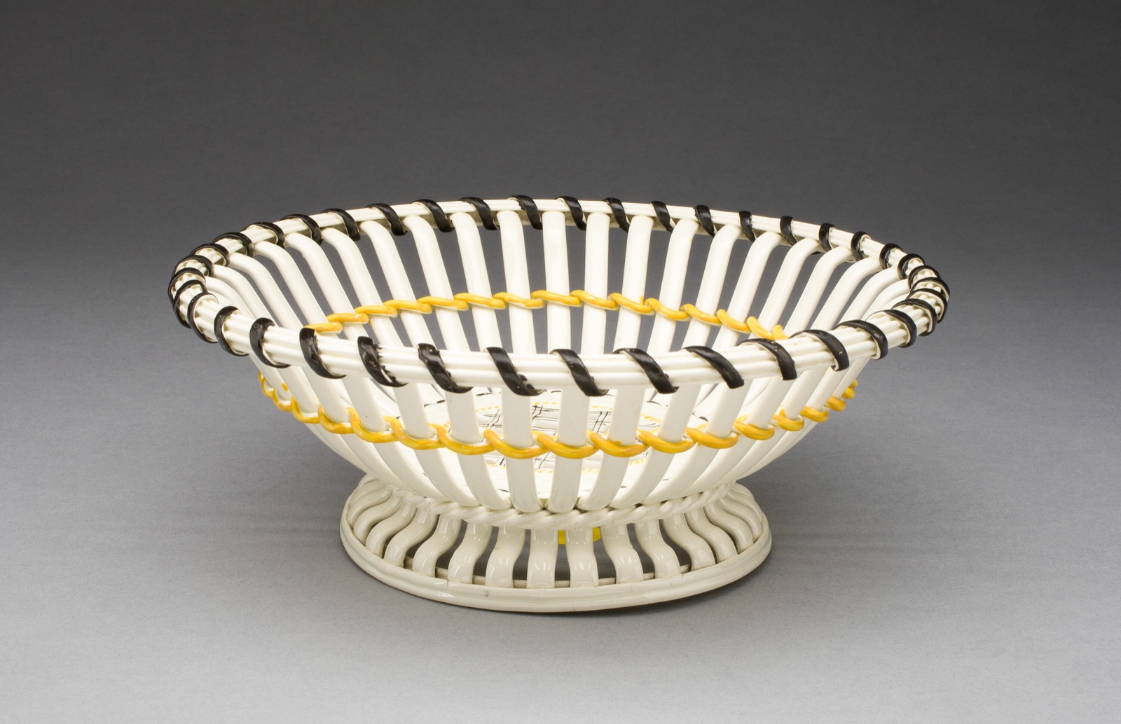 Basket — E. Mayer Pottery; English, Hanley, Staffordshire