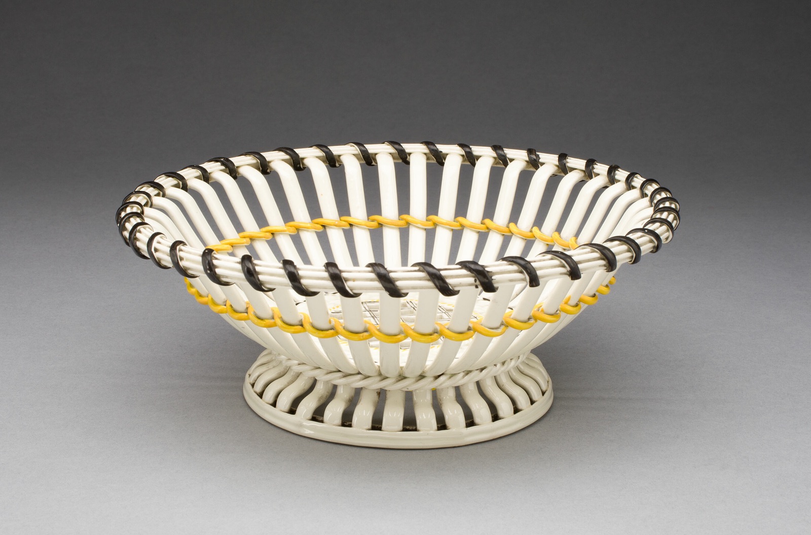 Basket — E. Mayer Pottery; English, Hanley, Staffordshire