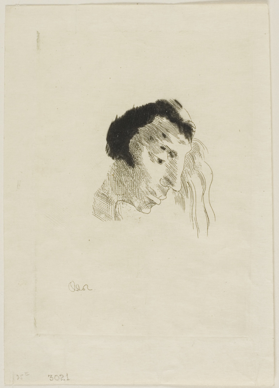 Ex-libris — Odilon Redon; French, 1840-1916