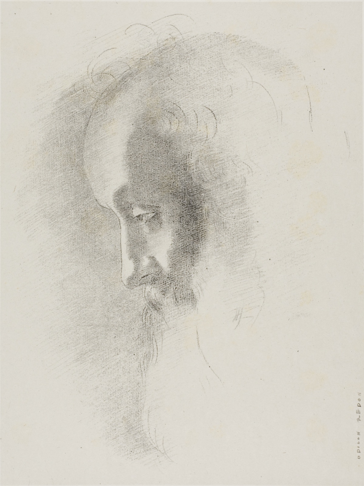 To Old Age, plate 1 of 6 — Odilon Redon; French, 1840-1916