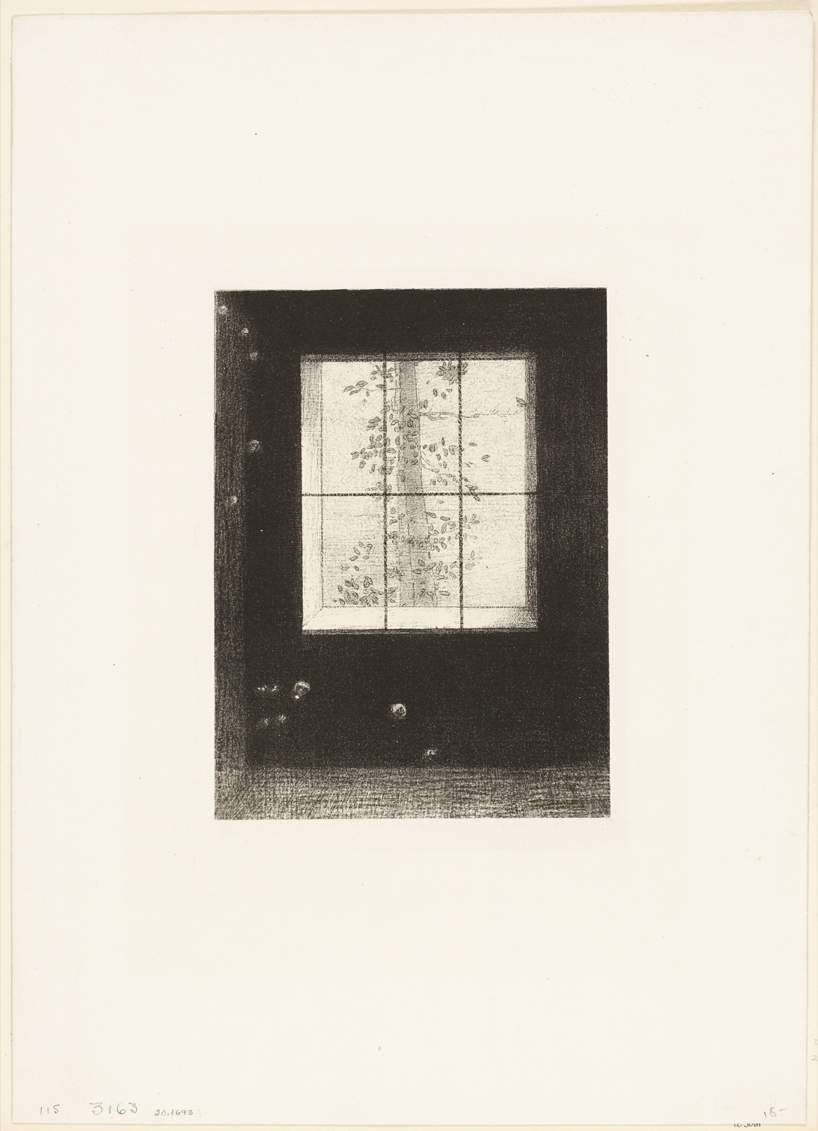 Day, plate 6 from Dreams — Odilon Redon; French, 1840-1916
