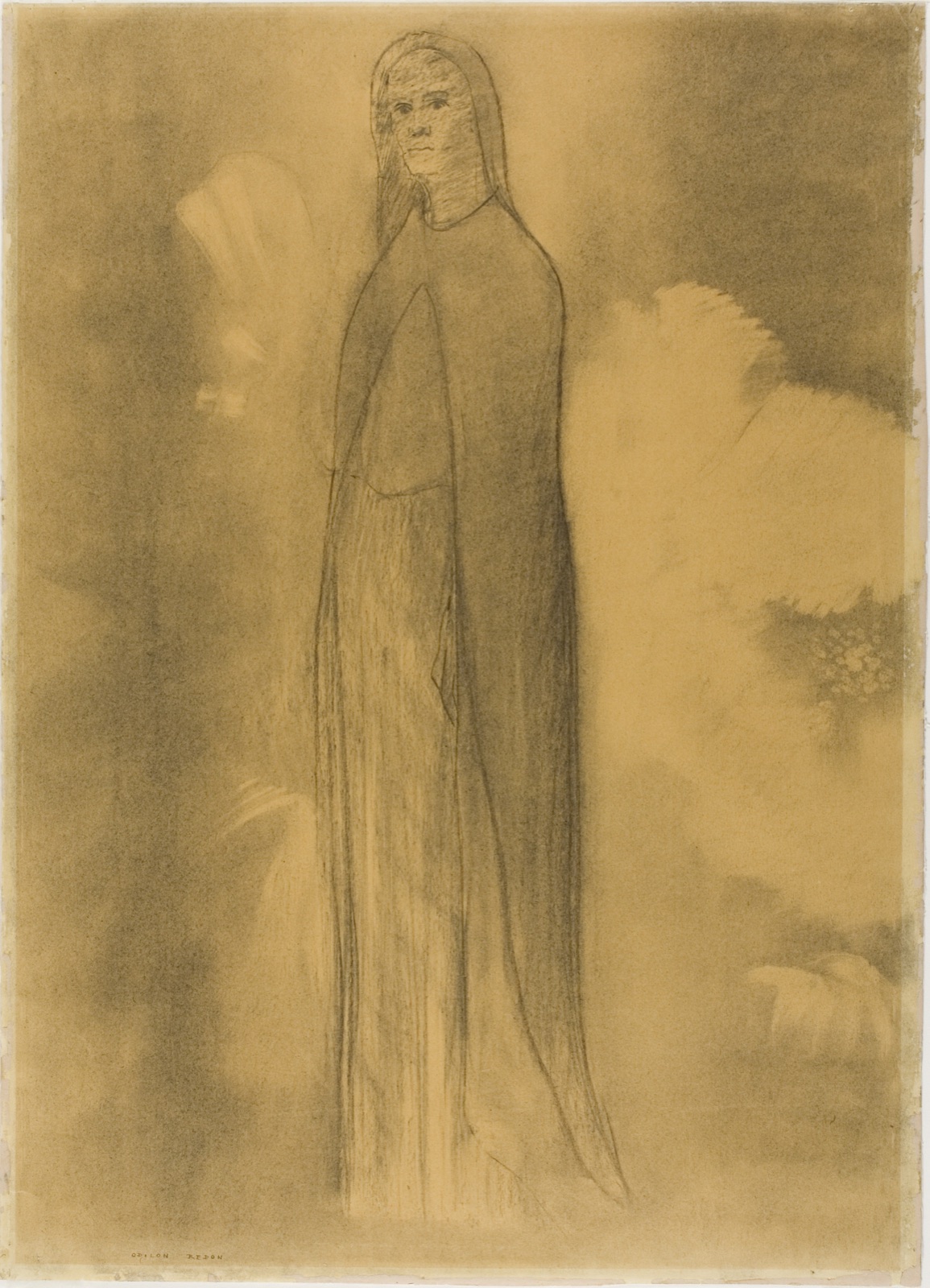 Beatrice — Odilon Redon; French, 1840-1916
