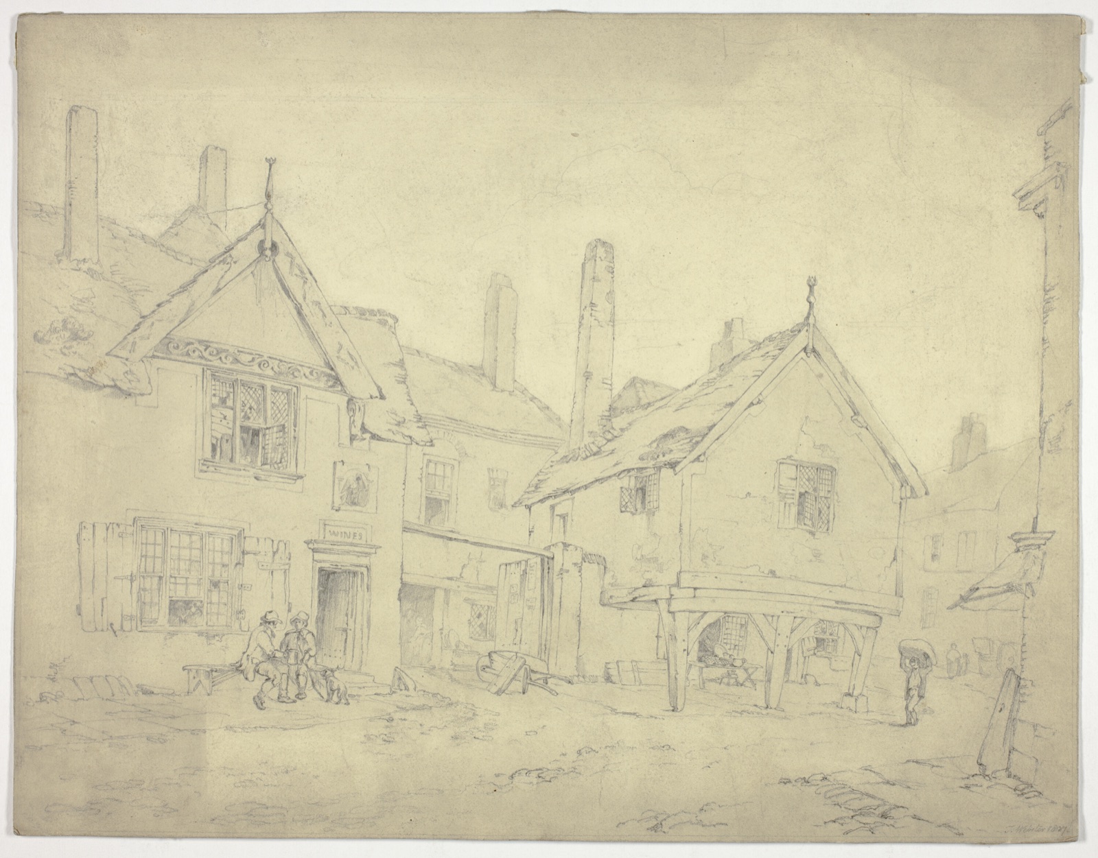Foregate Street, Chester — Thomas Webster; English, 1800-1886
