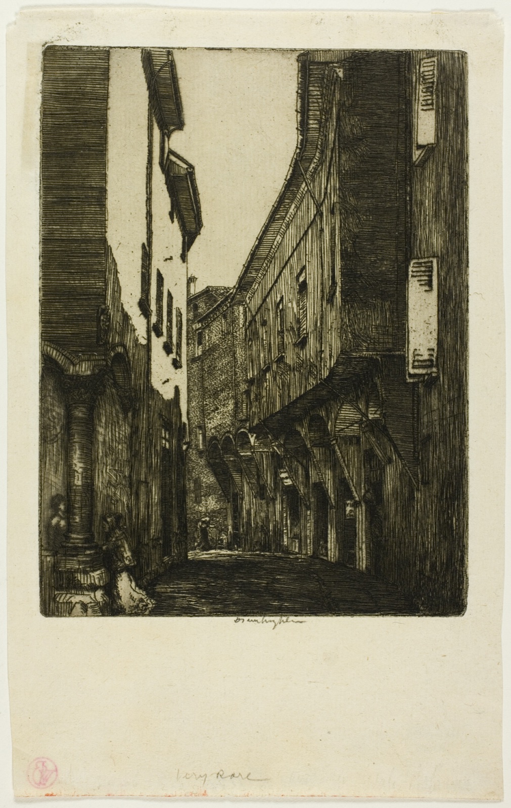 Via San Vitale, Bologna — Donald Shaw MacLaughlan; American, born Canada, 1876-1938