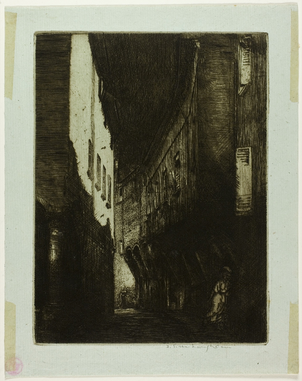 Via San Vitale, Bologna — Donald Shaw MacLaughlan; American, born Canada, 1876-1938