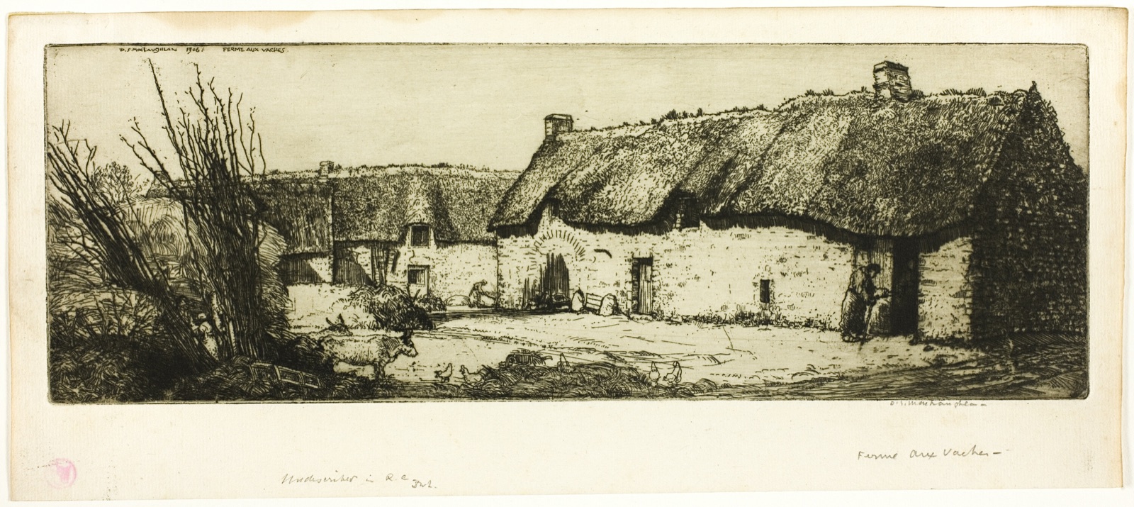Ferme Aux Vaches — Donald Shaw MacLaughlan; American, born Canada, 1876-1938
