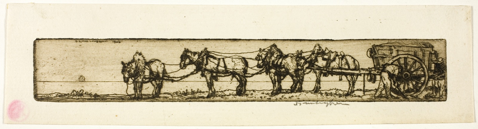 Draught Horses — Donald Shaw MacLaughlan; American, born Canada, 1876-1938