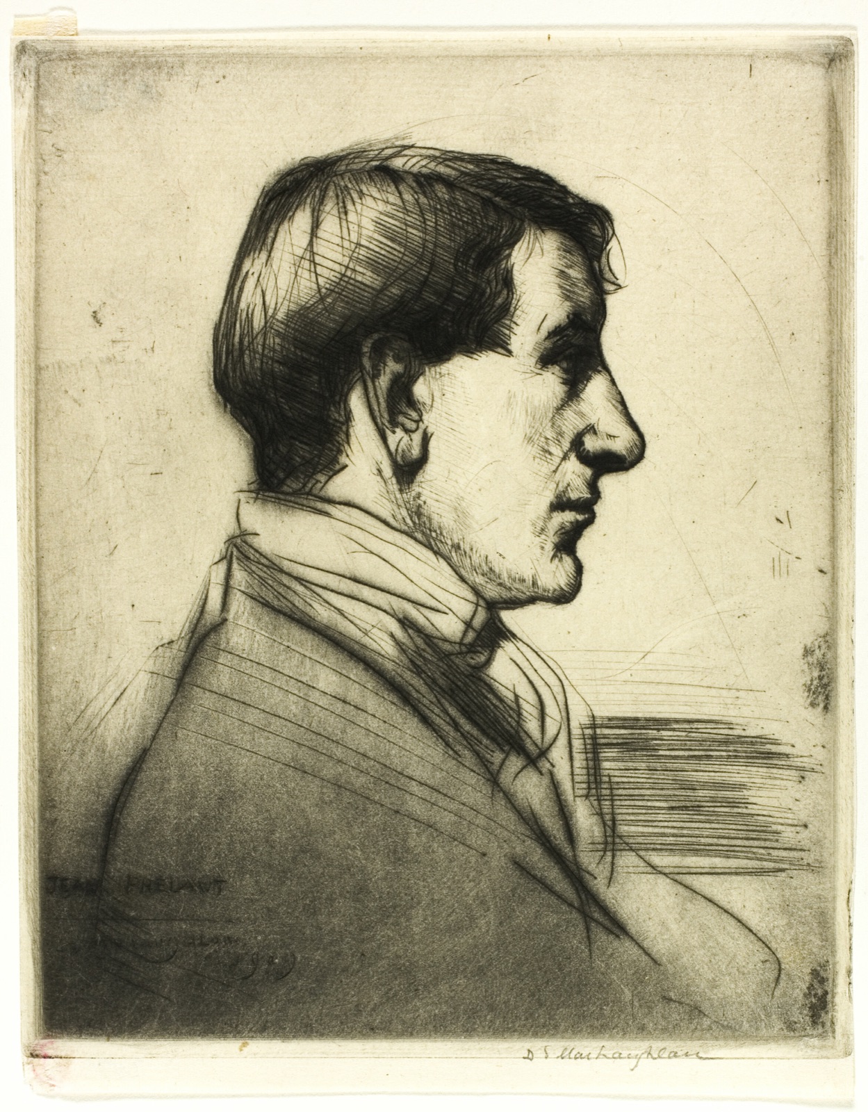 Drypoint Number Four: Portrait — Donald Shaw MacLaughlan; American, born Canada, 1876-1938