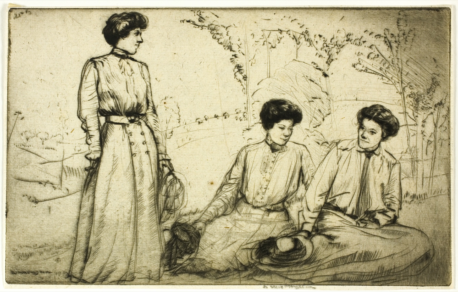 Three Girls — Donald Shaw MacLaughlan; American, born Canada, 1876-1938