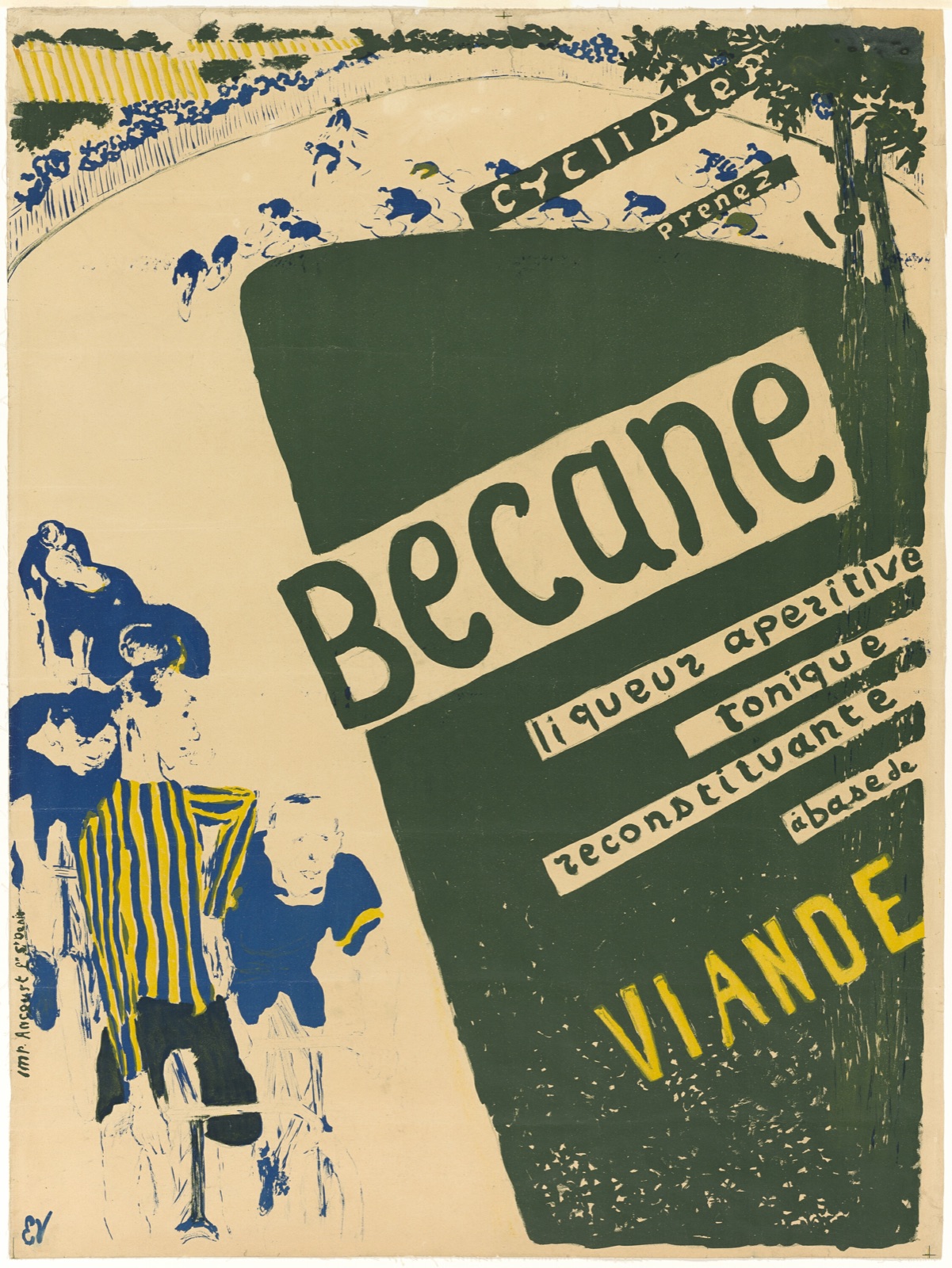 Bicycle — Edouard Jean Vuillard; French, 1868-1940