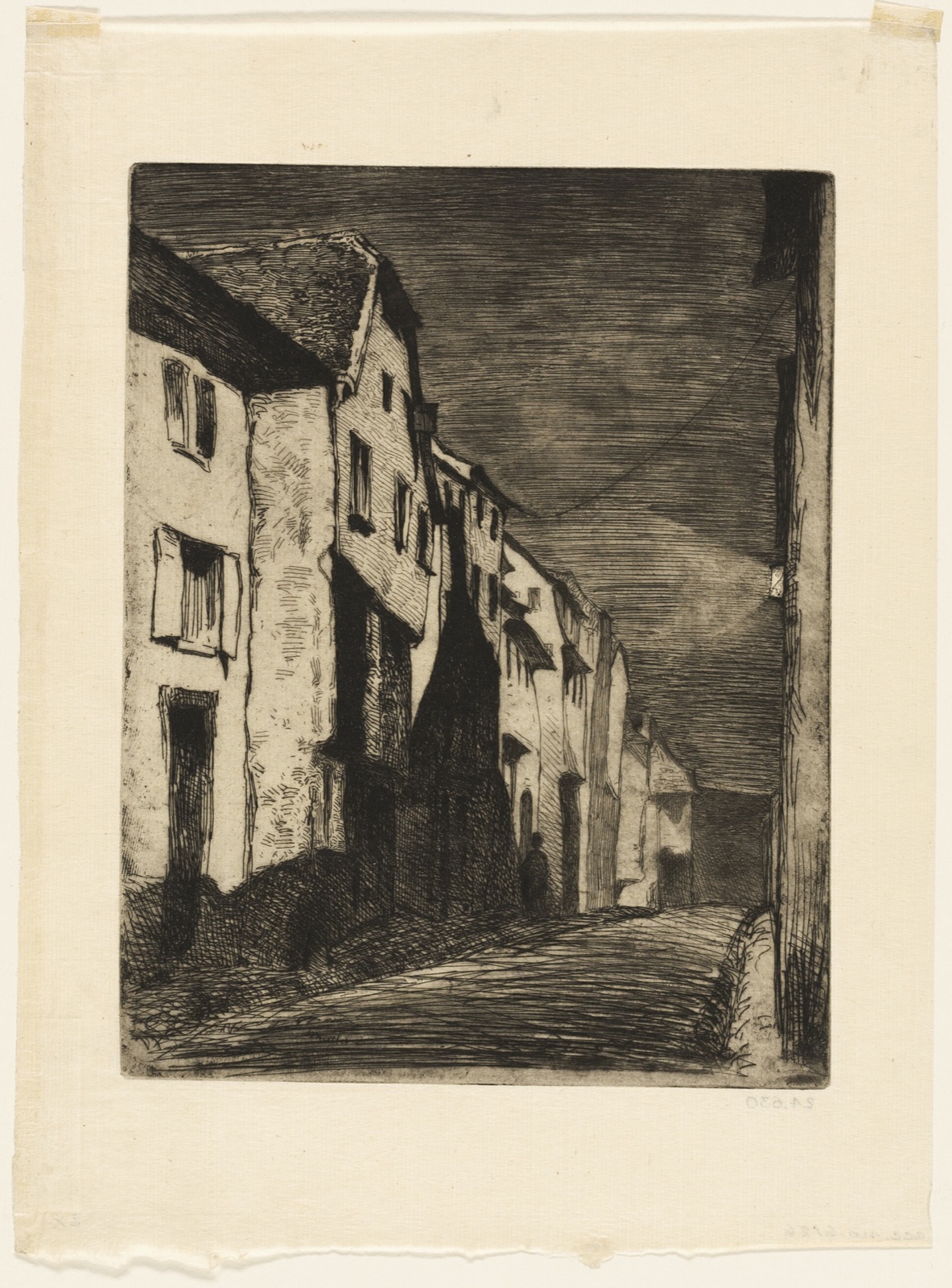 Street at Saverne — James McNeill Whistler; American, 1834-1903