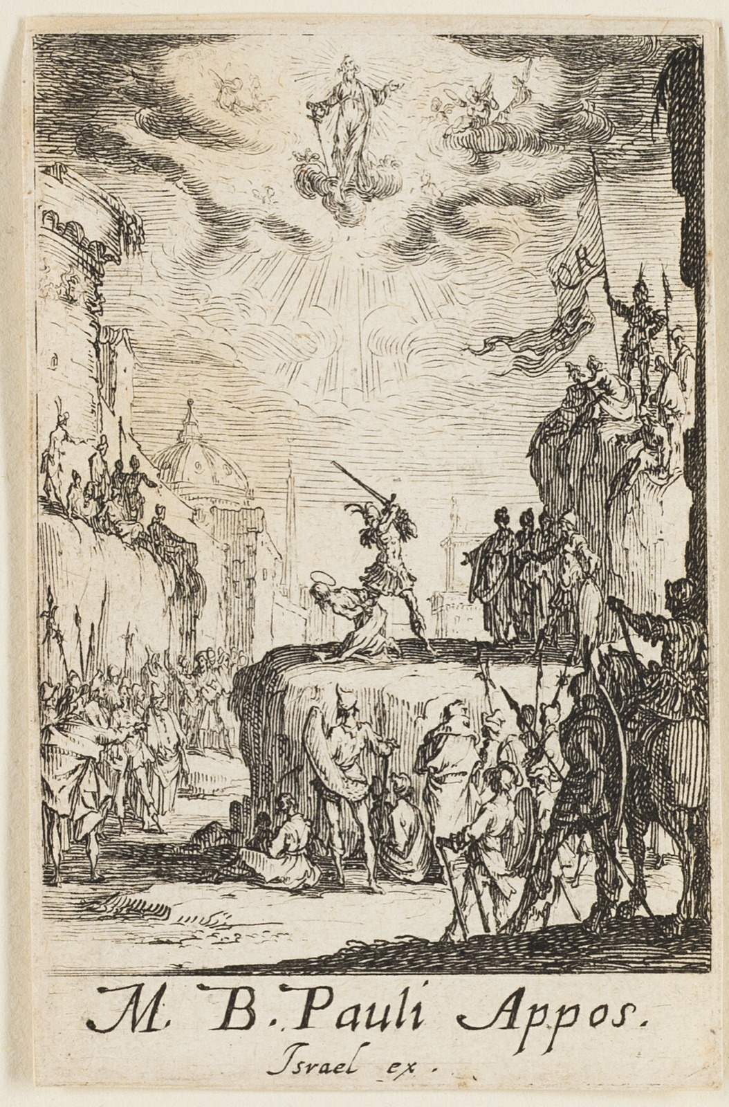 Martyrdom of Saint Paul, plate two from The Martyrdoms of the Apostles — Jacques Callot; French, 1592-1635