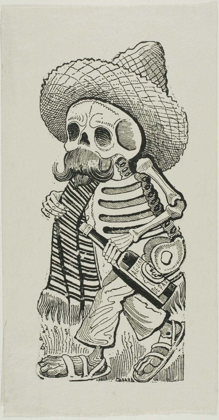 Calavera of Francisco Madero, from Calavera Maderista — José Guadalupe Posada (Mexican, 1852-1913); published by the Print and Drawing Club of The Art Institute of Chicago