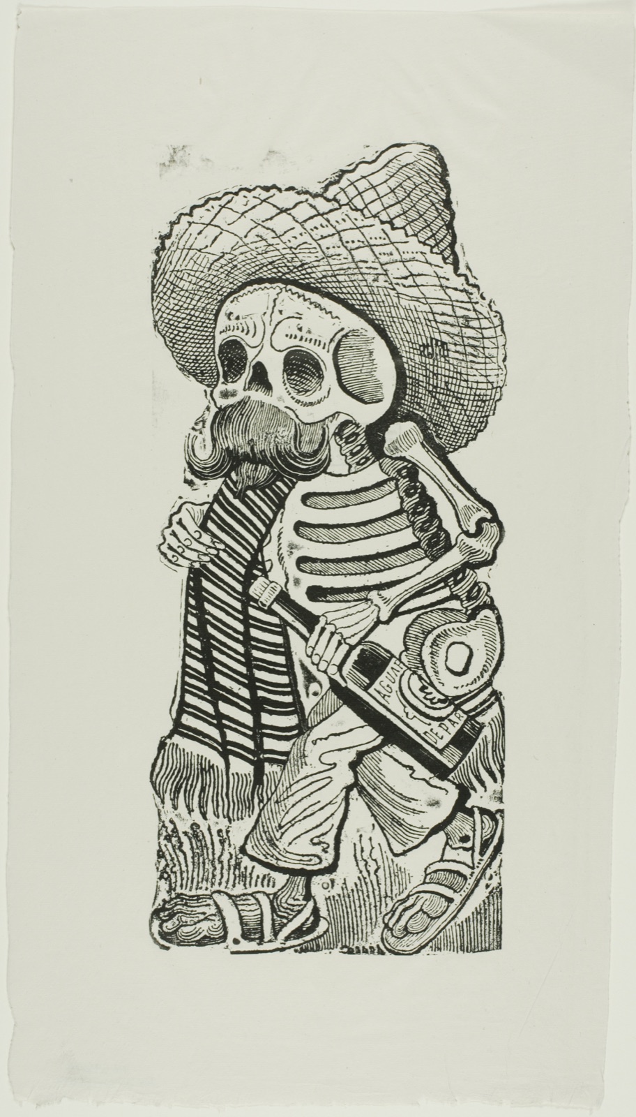 Calavera of Francisco Madero, from Calavera Maderista — José Guadalupe Posada (Mexican, 1852-1913); published by the Print and Drawing Club of The Art Institute of Chicago