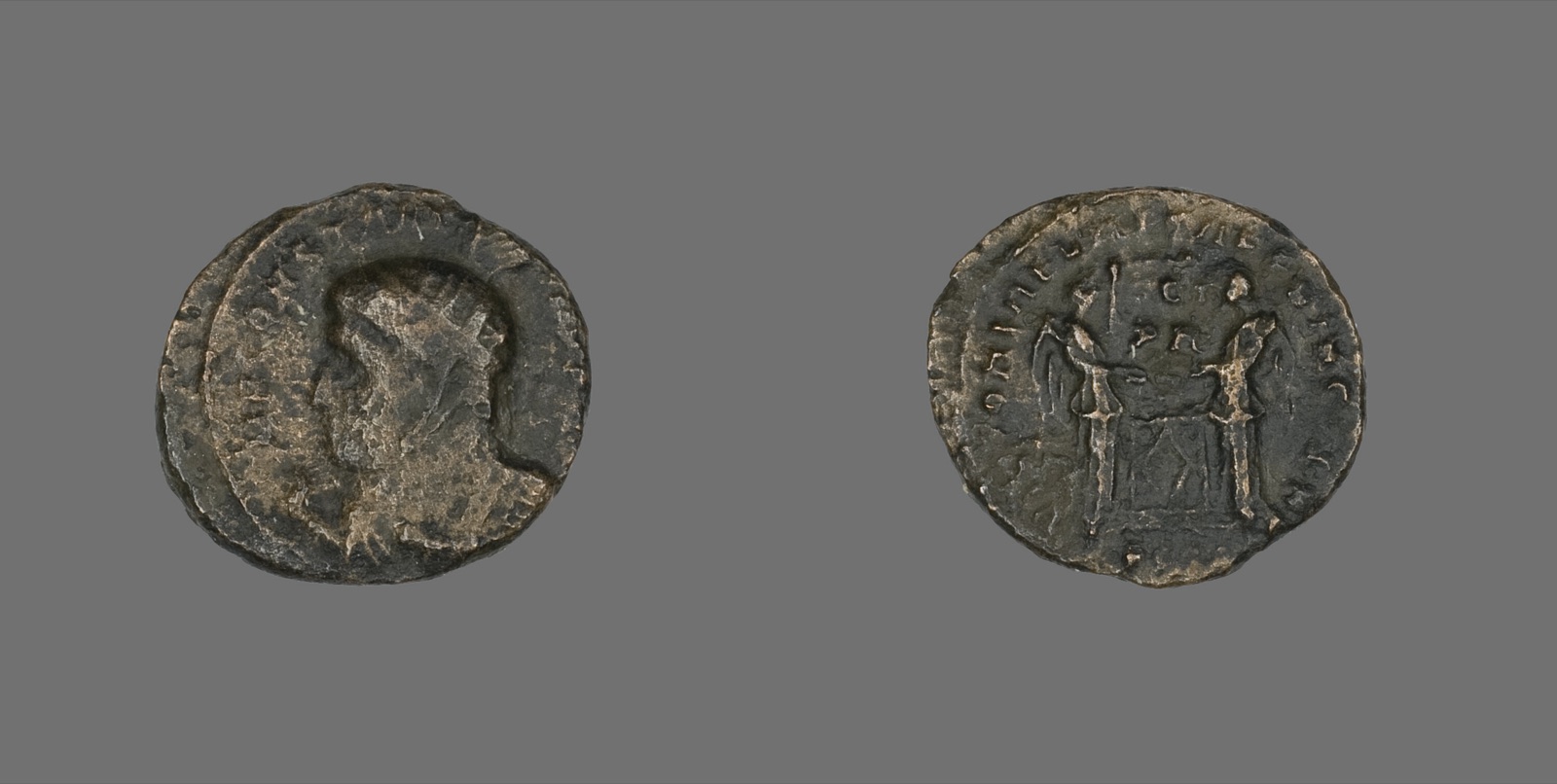 Coin Portraying Emperor Constantine I — Roman, minted in London or Arles