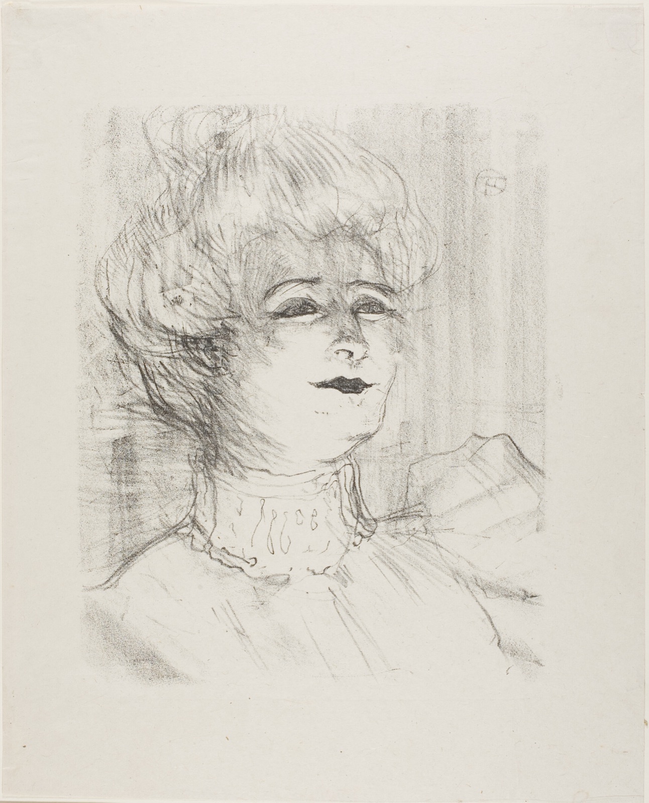Marie-Louise Marsy, from Treize Lithographies — Henri de Toulouse-Lautrec; French, 1864-1901