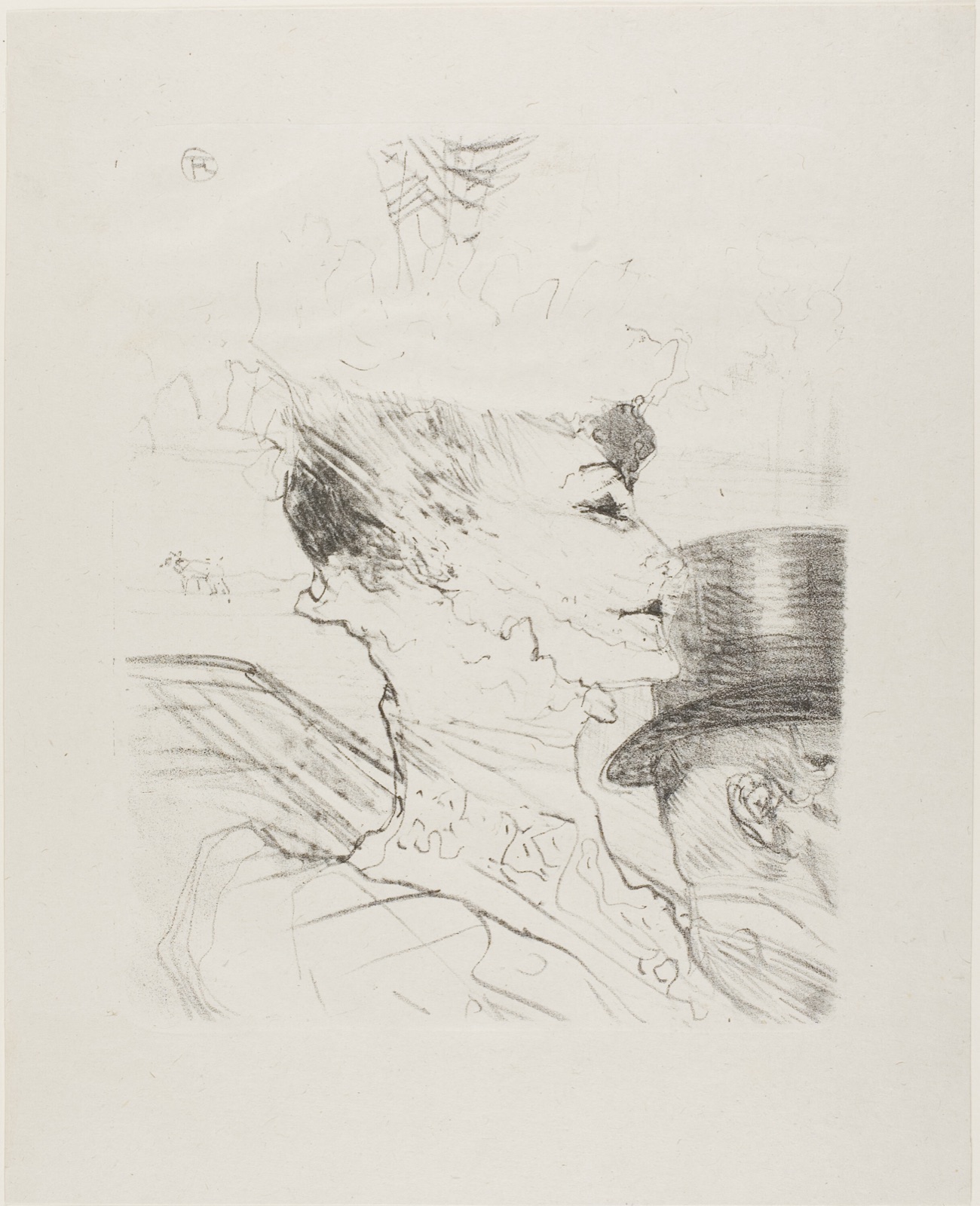 Louise Balthy, from Treize Lithographies — Henri de Toulouse-Lautrec; French, 1864-1901