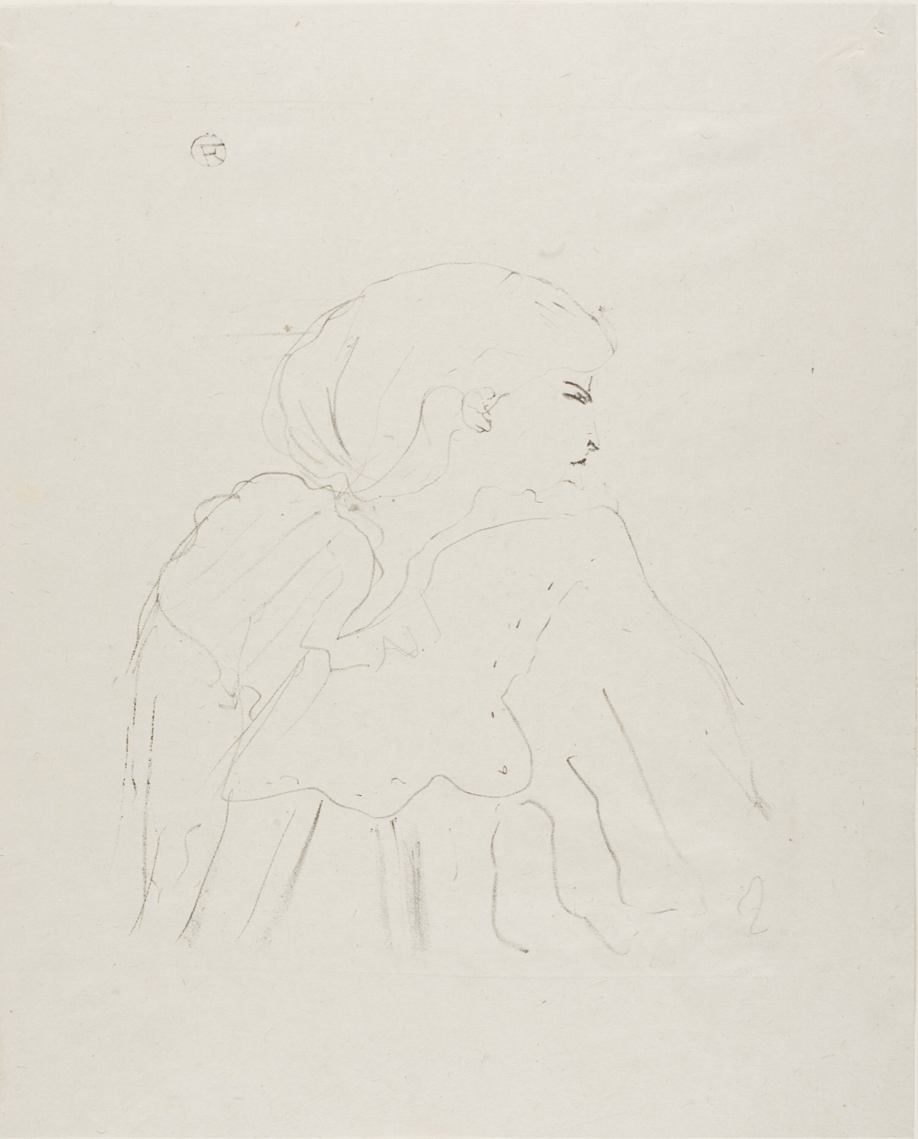 Jane Hading, from Treize Lithographies — Henri de Toulouse-Lautrec; French, 1864-1901