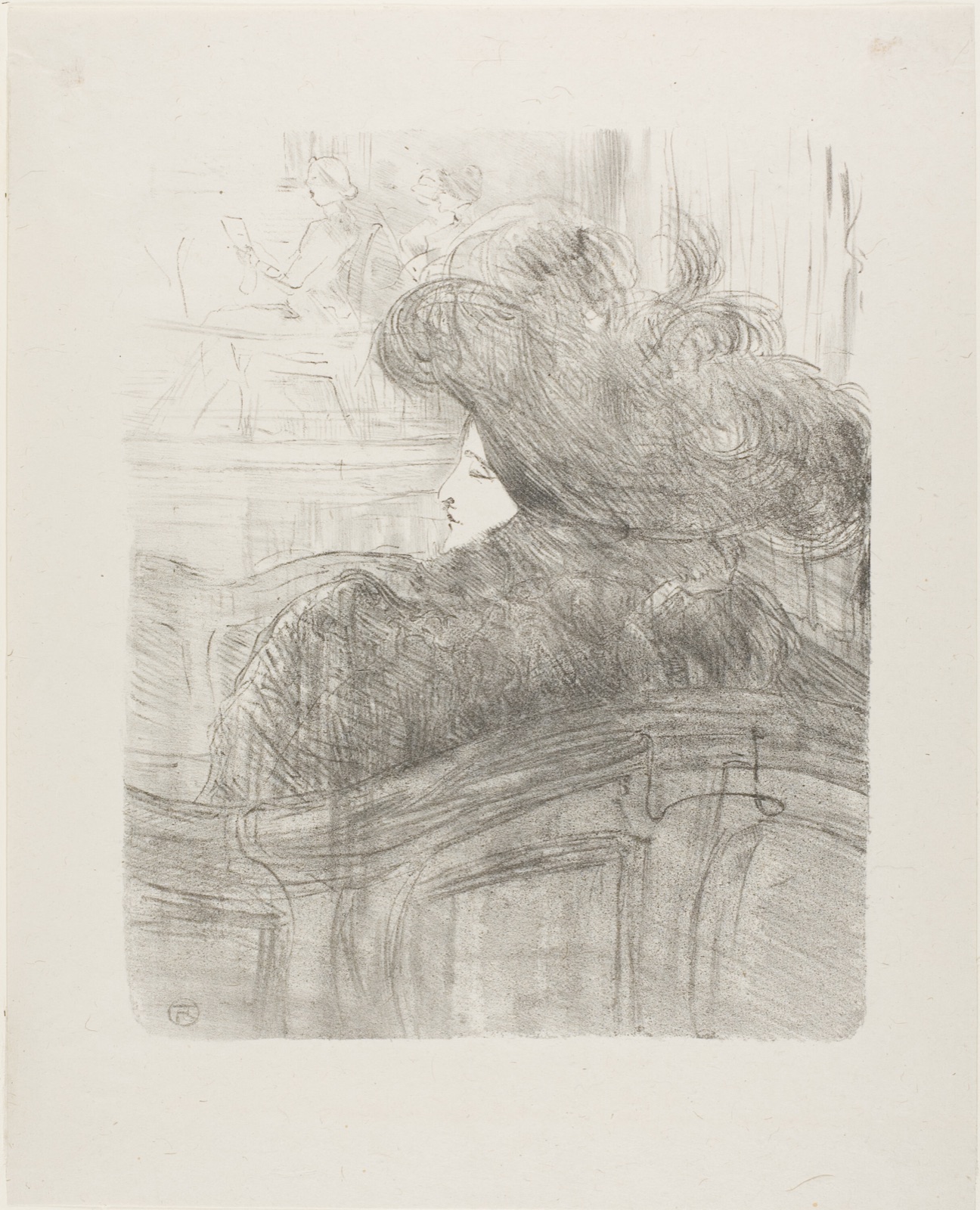 Cléo de Mérode, from Treize Lithographies — Henri de Toulouse-Lautrec; French, 1864-1901