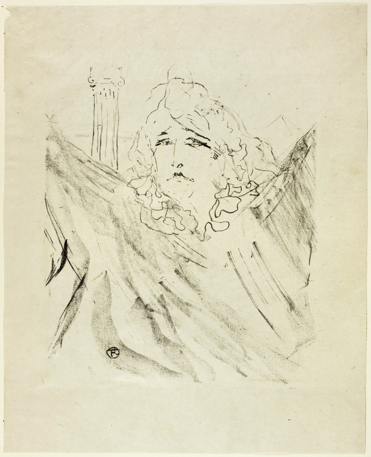 Sarah Bernhardt, from Treize Lithographies — Henri de Toulouse-Lautrec; French, 1864-1901