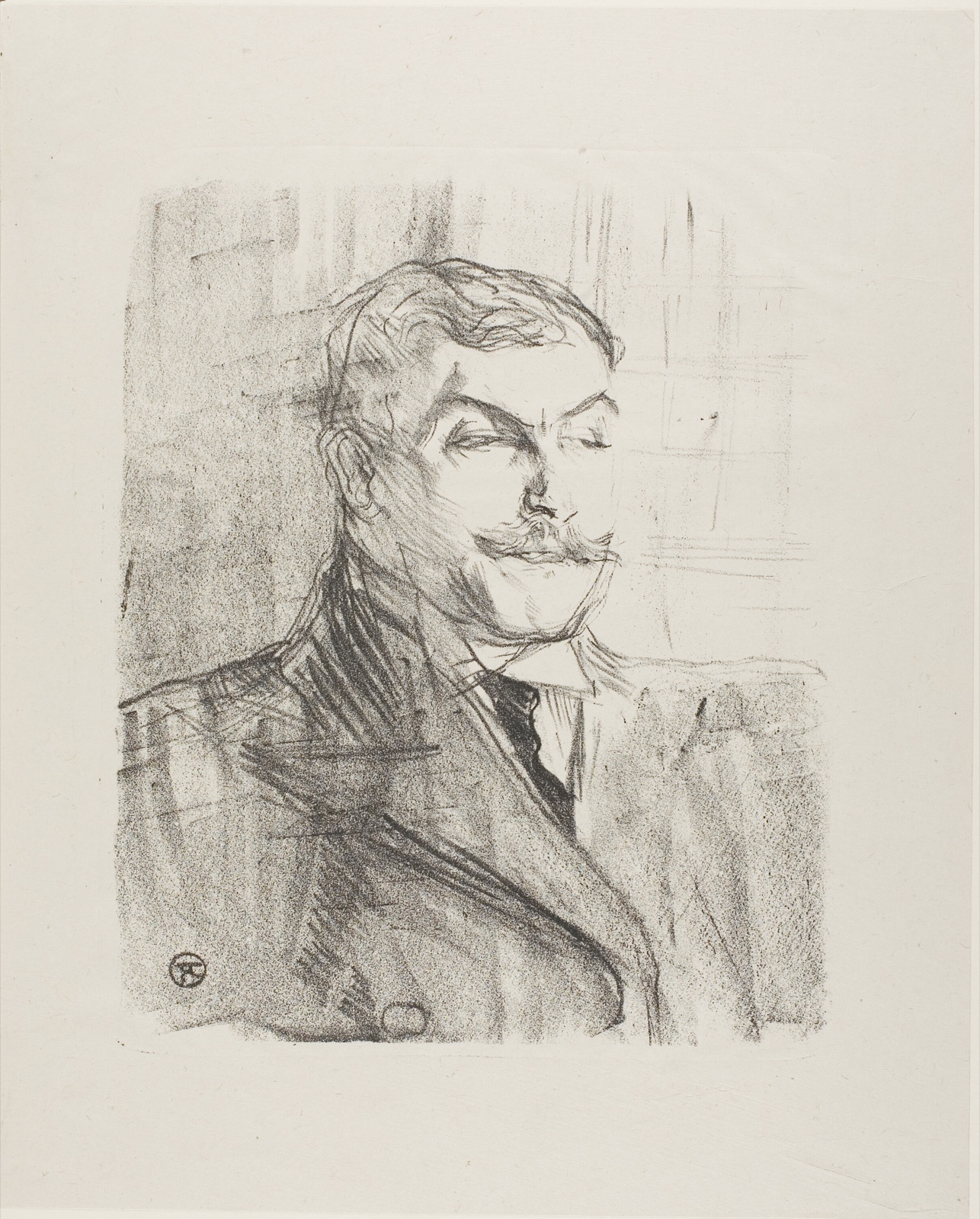 Lucien Guitry, from Treize Lithographies — Henri de Toulouse-Lautrec; French, 1864-1901