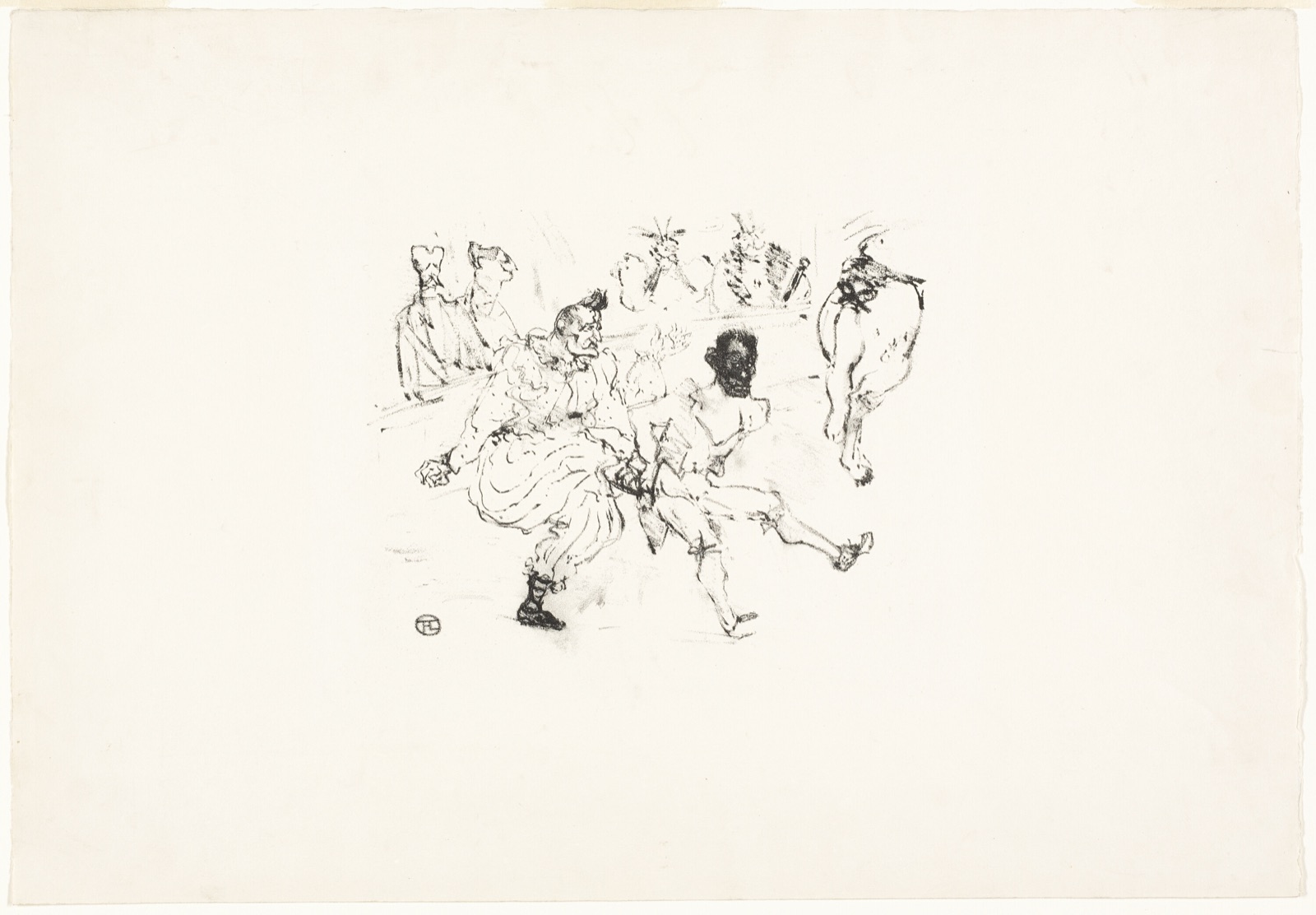 Footit and Chocolat — Henri de Toulouse-Lautrec; French, 1864-1901