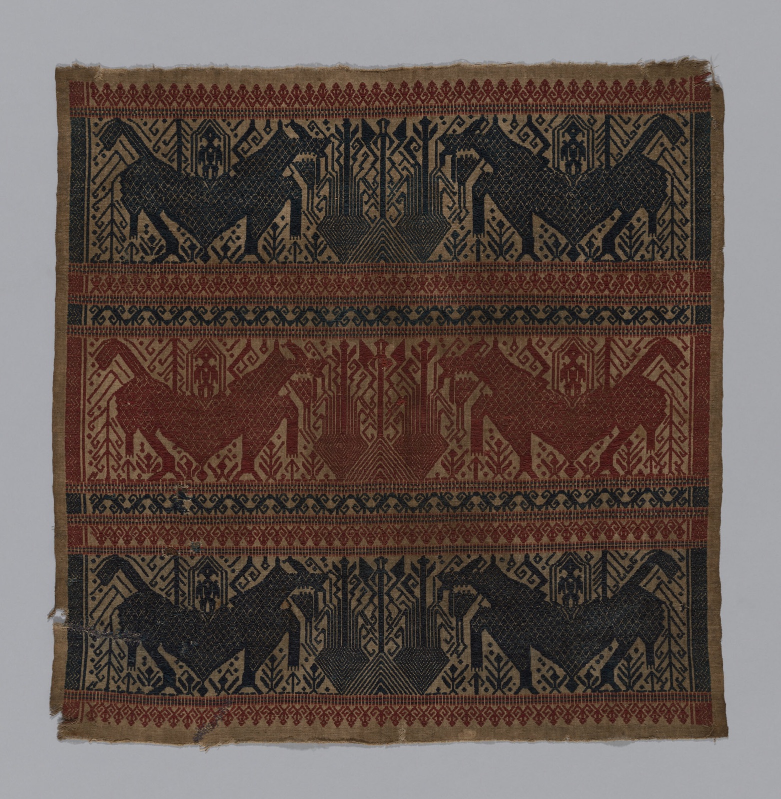 Tampan (Ceremonial Cloth) — Paminggir; Indonesia, South Sumatra, Lampung