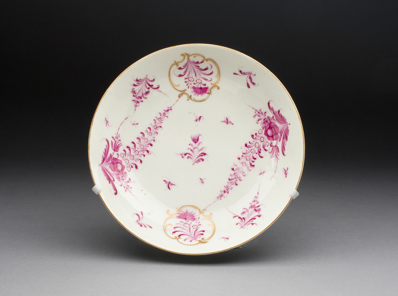 Plate — Worcester Porcelain Factory (Warmstry House Period, 1751–1783); Worcester, England, founded 1751