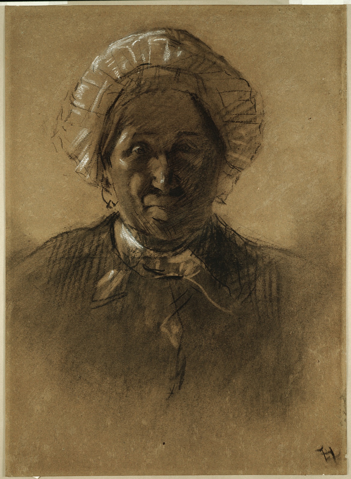 Old Woman — Henri de Toulouse-Lautrec; French, 1864-1901