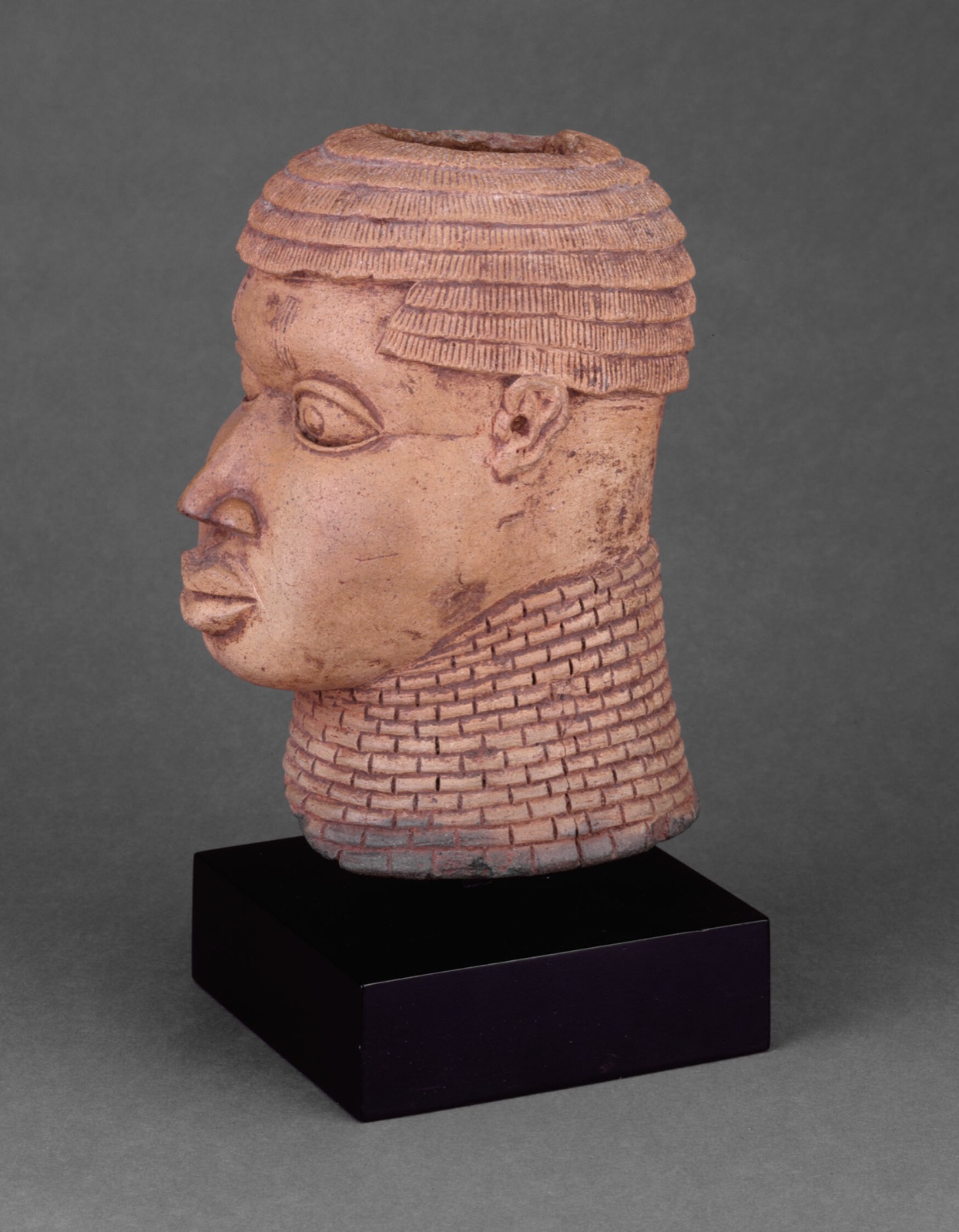 Commemorative Head — Edo, Court of Benin; Nigeria; Coastal West Africa