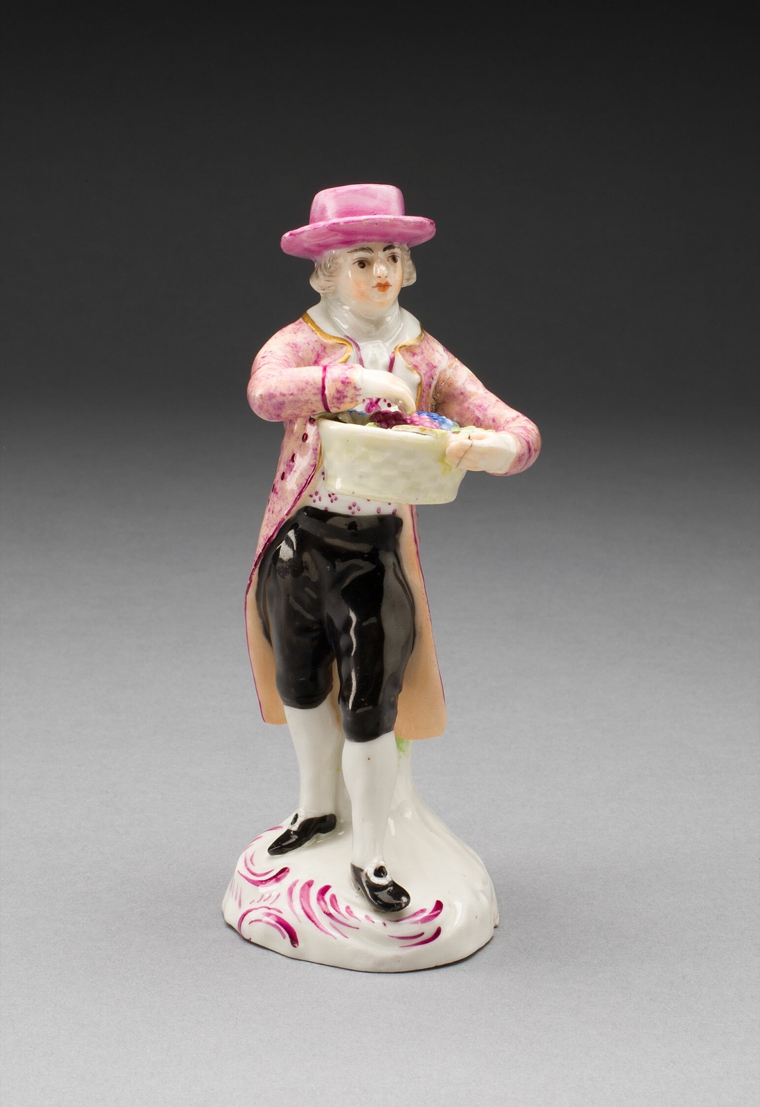 Figure of a Man with Grapes — Limbach Porcelain Factory; German, 1772-1944