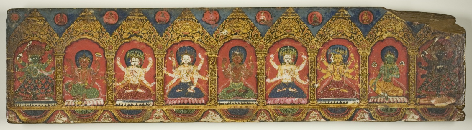 One of a Pair of Magical Charms (Dharani) Manuscript Covers — Nepal