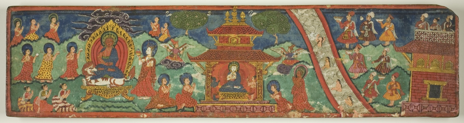 One of a Pair of Magical Charms (Dharani) Manuscript Covers — Nepal