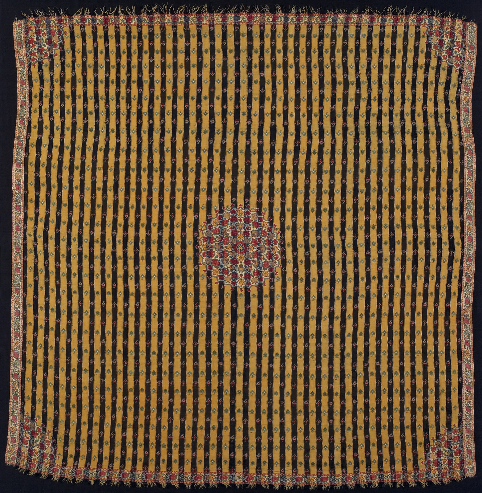 Moon Shawl (Chand-Dar) — Kashmir, India