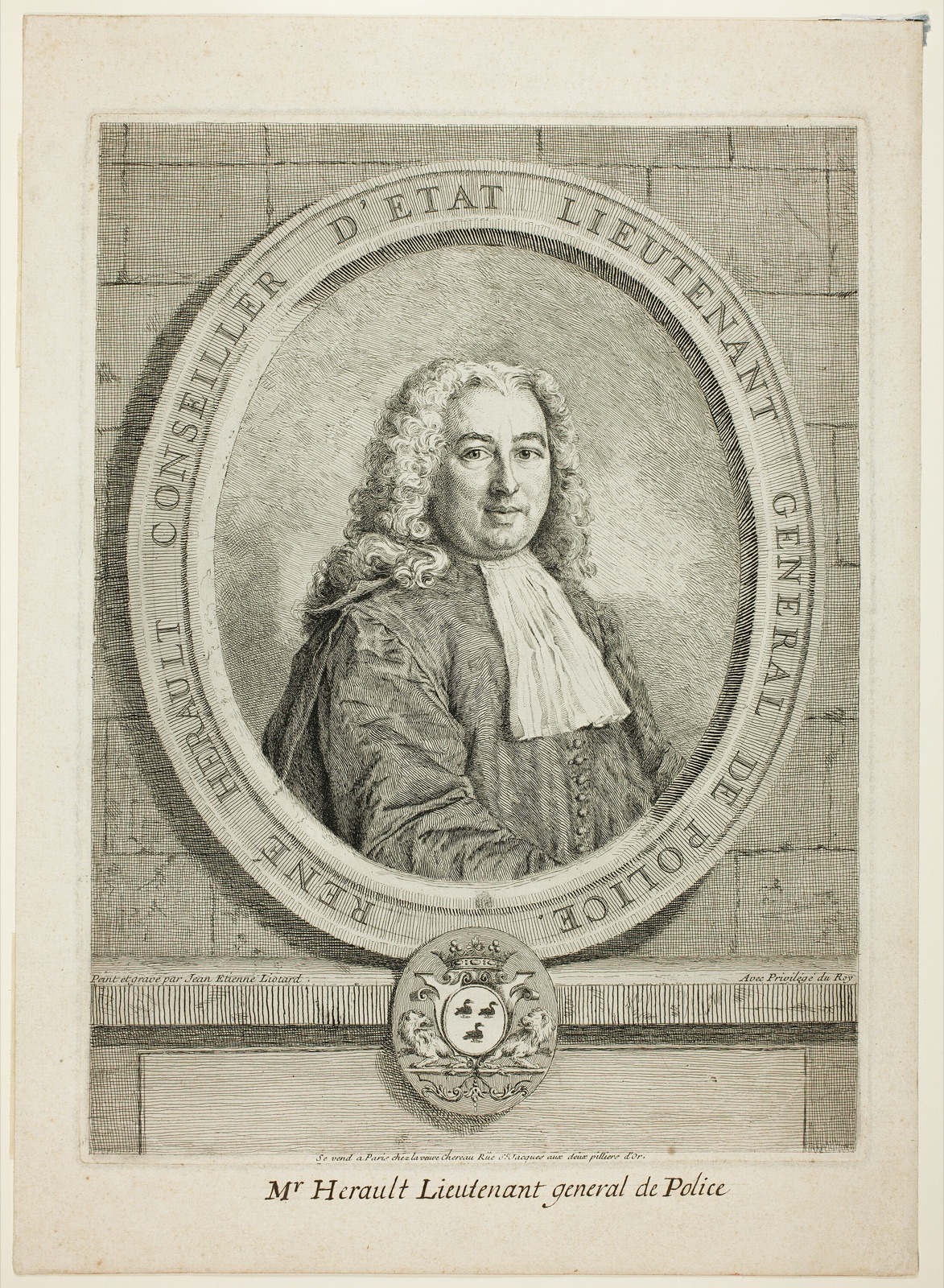René Hérault — Jean-Étienne Liotard; French, 1702-1789