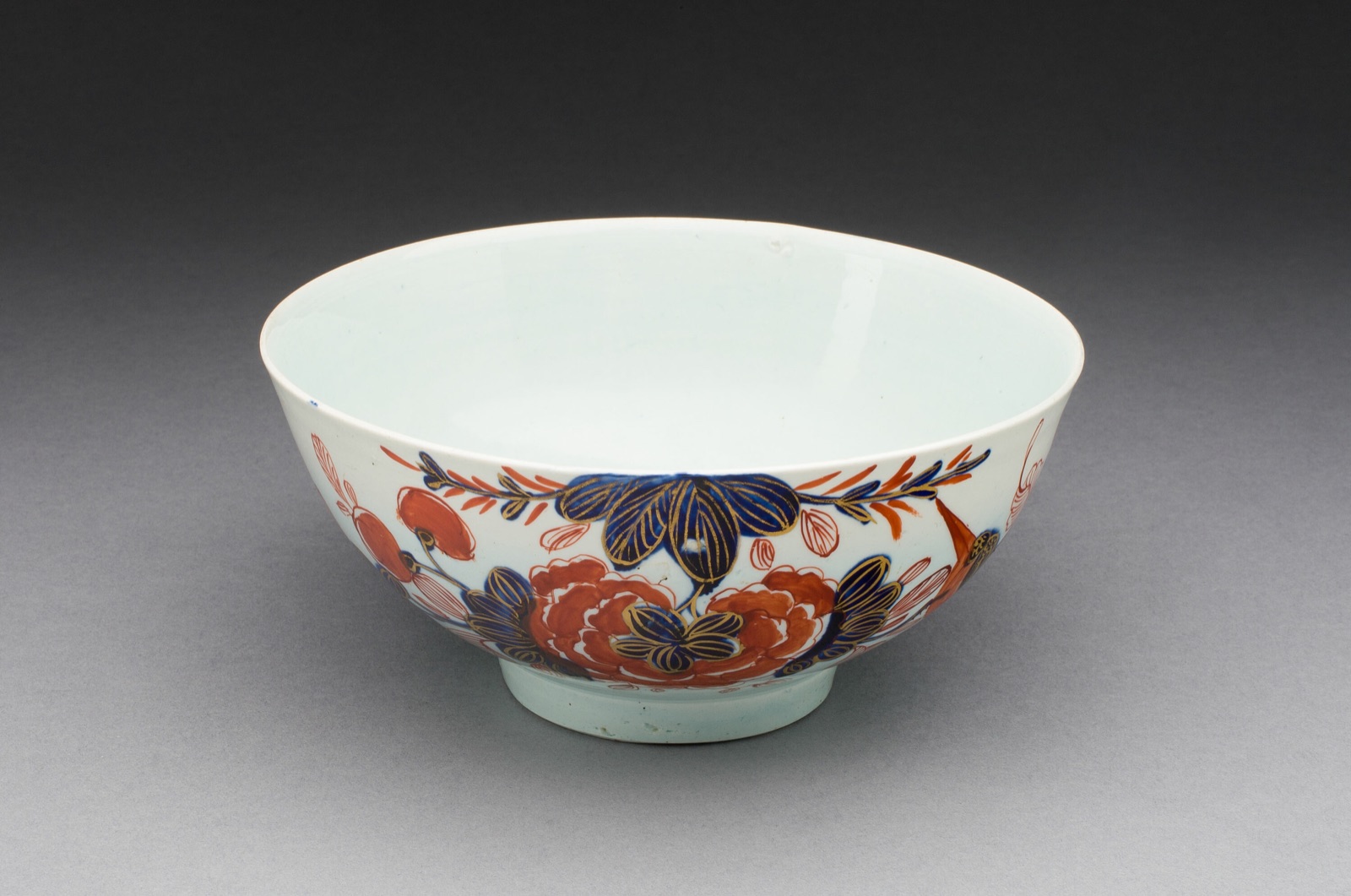 Bowl — Vauxhall Porcelain Factory; English, 1751-1764; England, London
