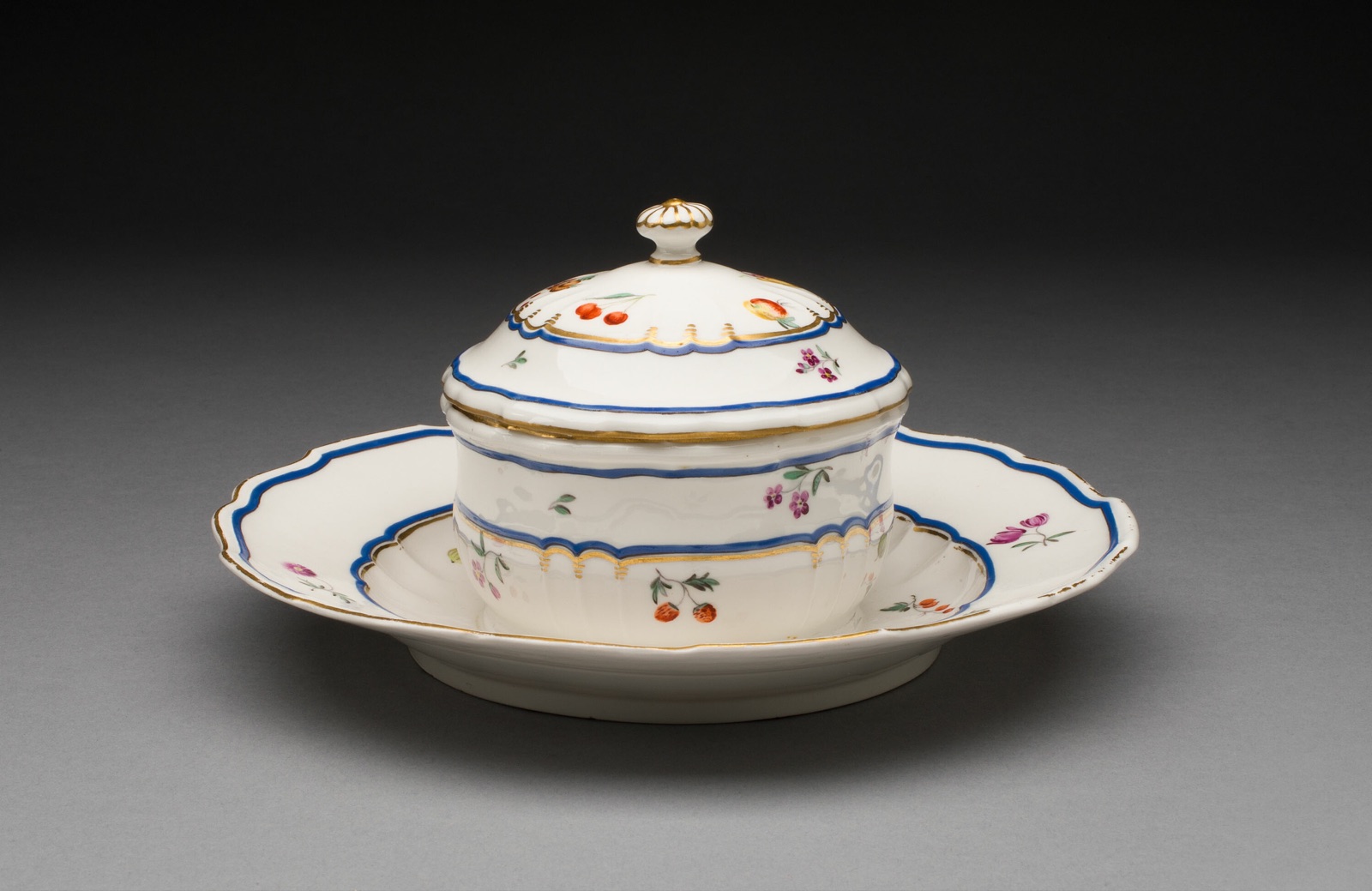 Covered Dish with Attached Stand — Frankenthal Porcelain Factory; German, founded 1755