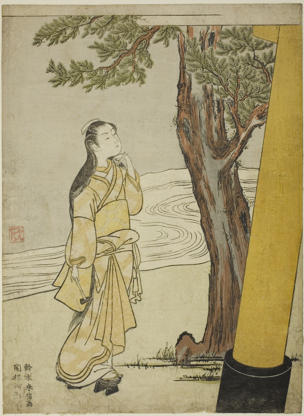 Casting a curse at the hour of the ox (ushi no koku mairi) — Suzuki Harunobu 鈴木 春信; Japanese, 1725 (?)-1770