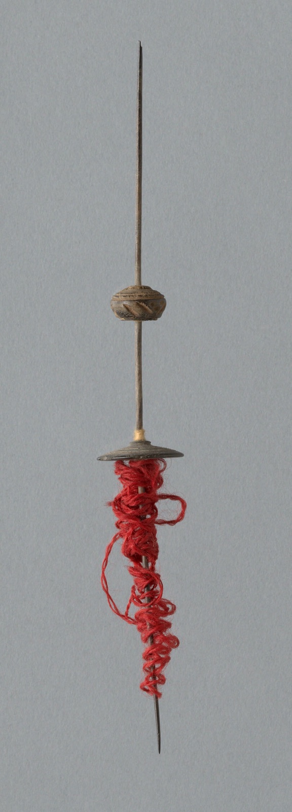 Wooden Spindles with Ceramic Whorls — Peru, Possibly central coast