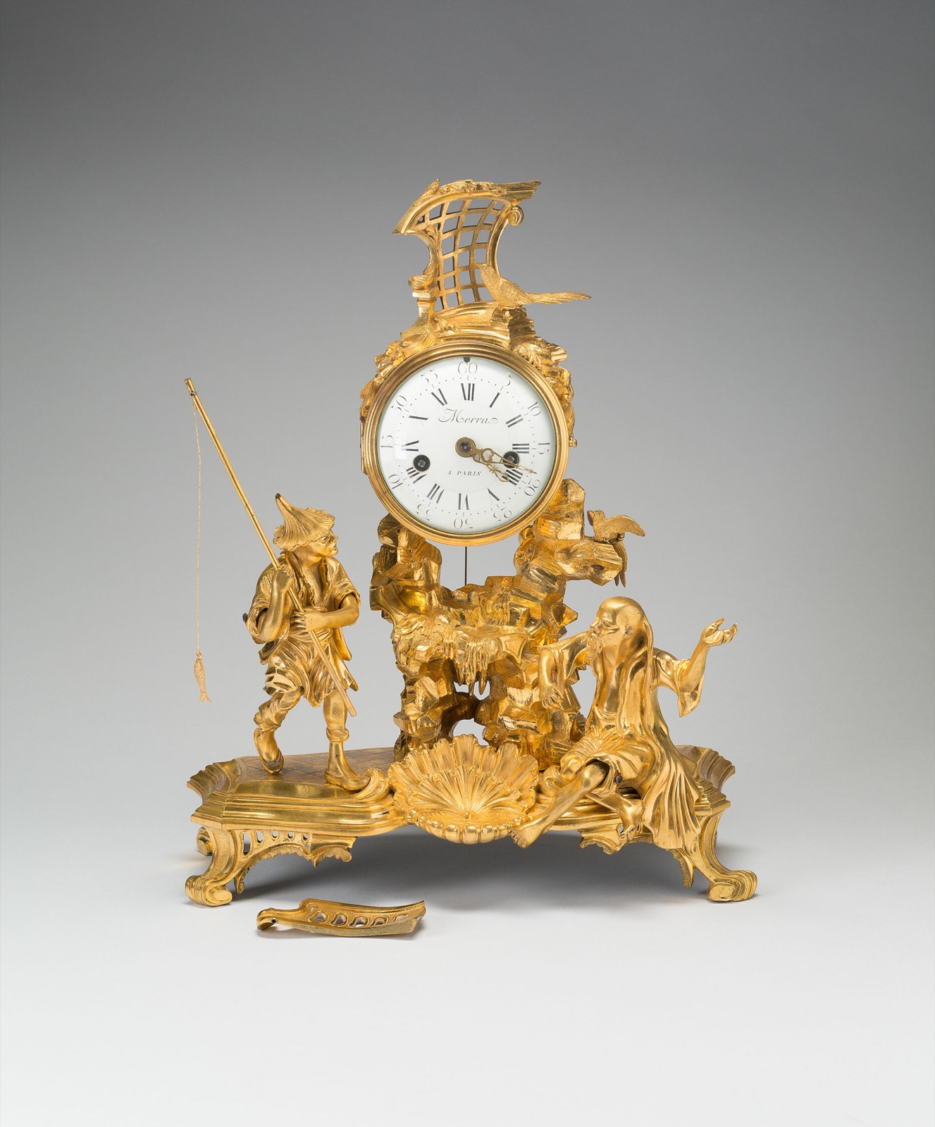Clock — Pierre Martin Merra; Franco-Flemish, active 1761; Paris, France
