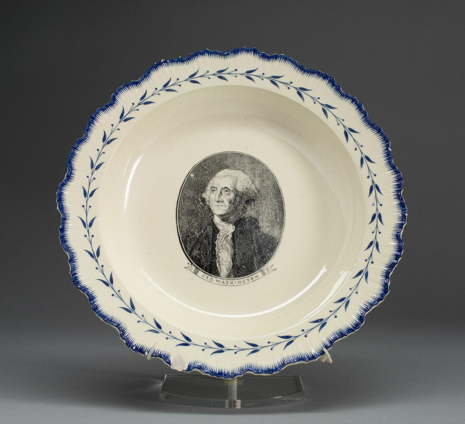 Soup Plate — English for the American market; Leeds