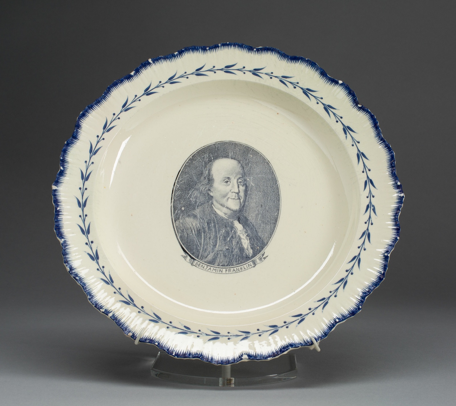 Plate — English for the American market; Leeds