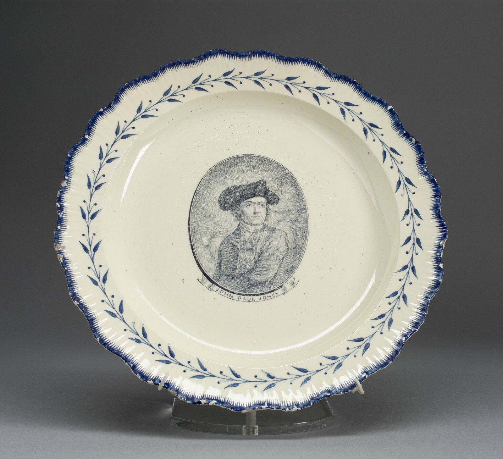 Plate — English for the American market; Leeds