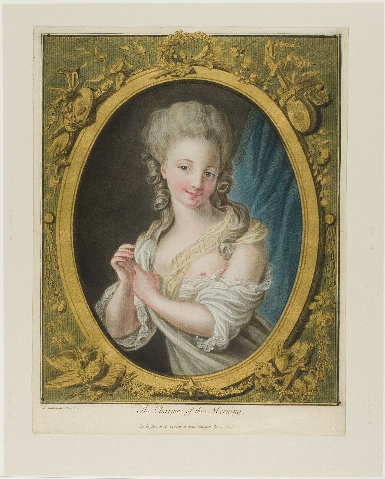 The Charmes of the Morning — Louis-Marin Bonnet; French, 1736-1793