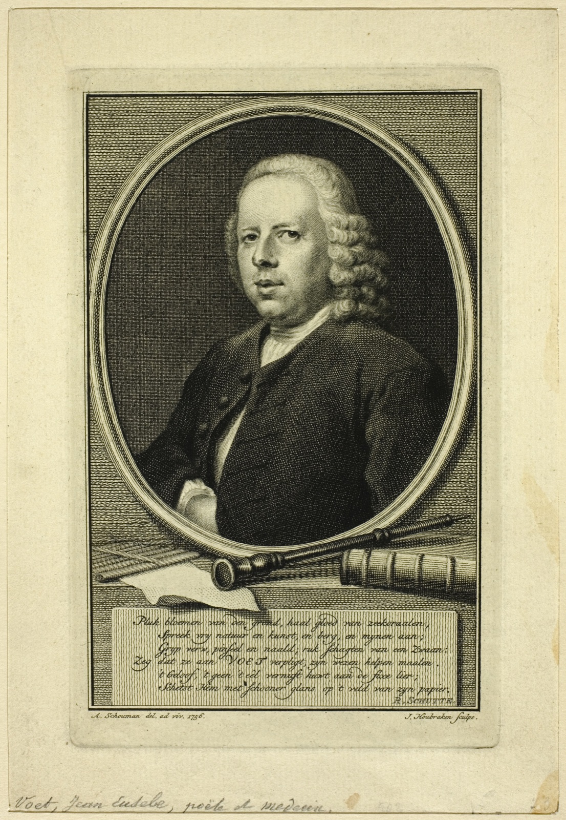Voot — Jacobus Houbraken; Dutch, 1698-1780