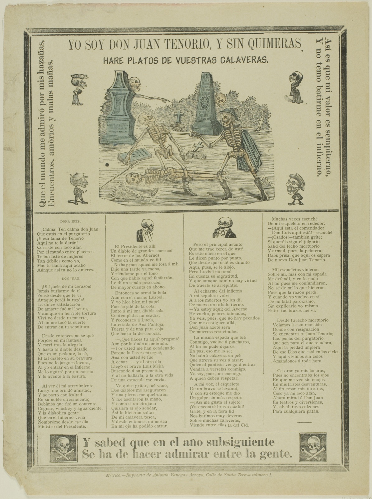 I Am Don Juan Tenorio — Manuel Manilla; Mexican, 1830-c.1900