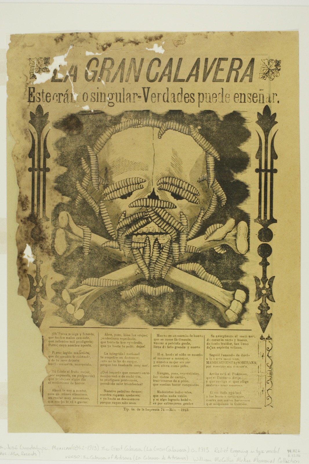 The Great Calavera — José Guadalupe Posada; Mexican, 1852-1913