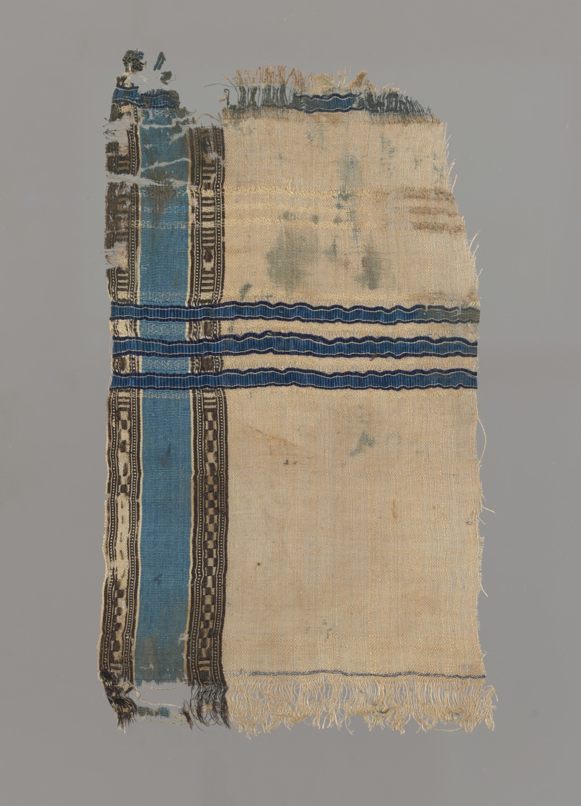 Fragment of Striped Silk — Egypt