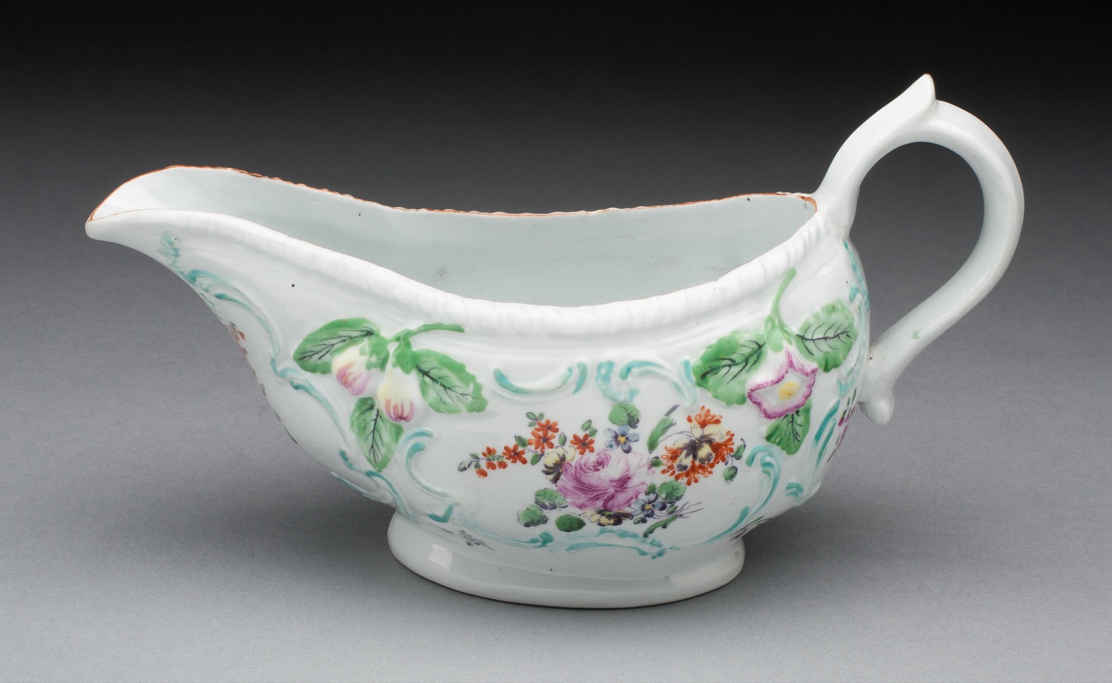 Sauceboat — Derby Porcelain Manufactory; England, 1750-1848