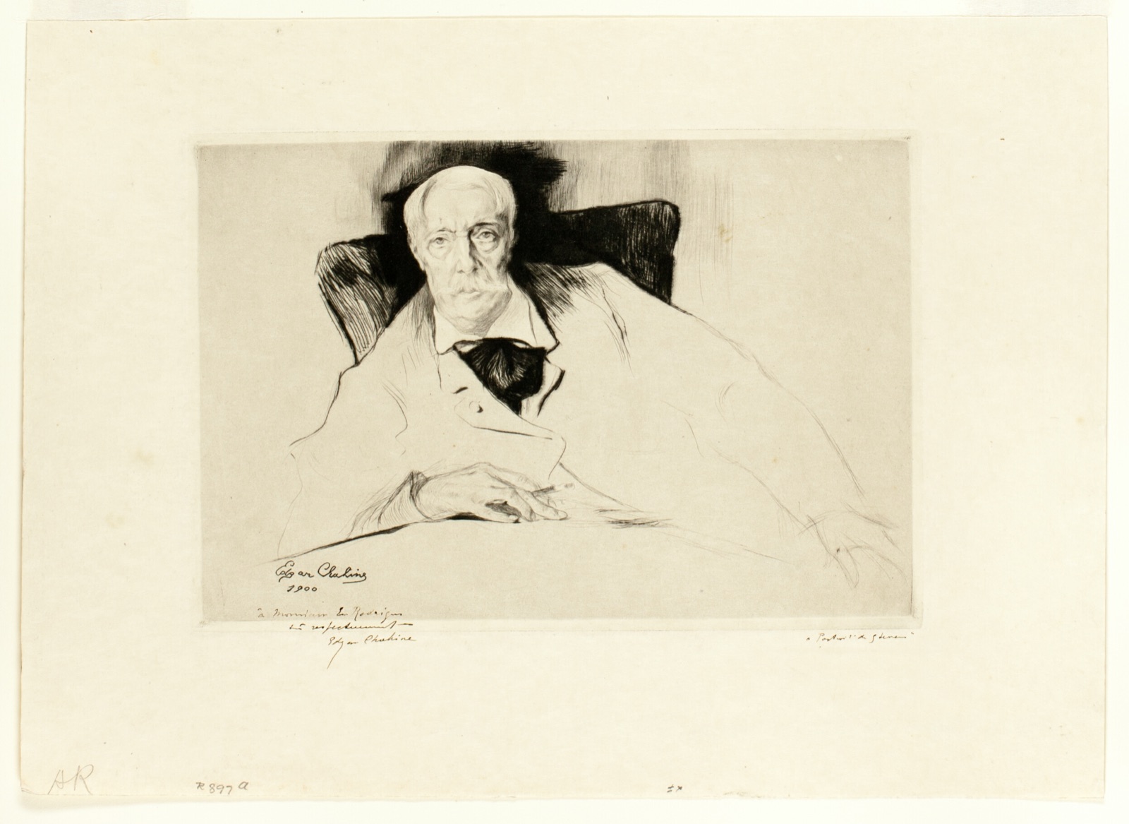 Alfred Stevens — Edgar Chahine; French, 1874-1947